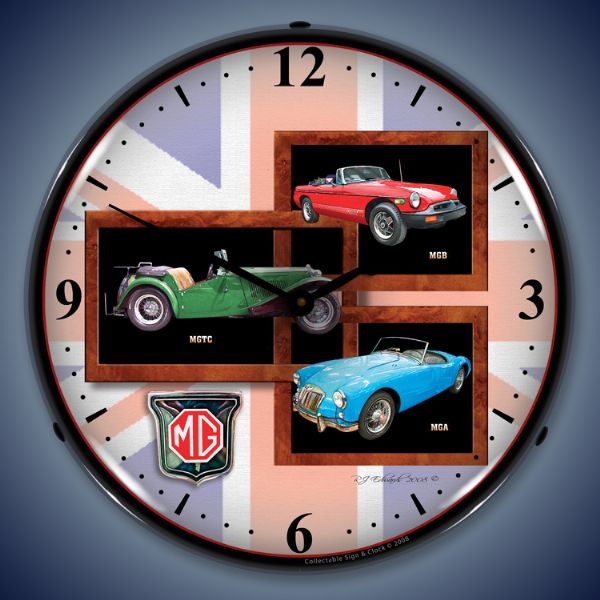 MG Lighted Clock