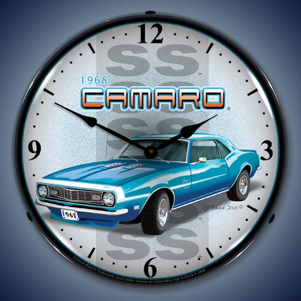 1968 Super Sport Camaro Lighted Clock