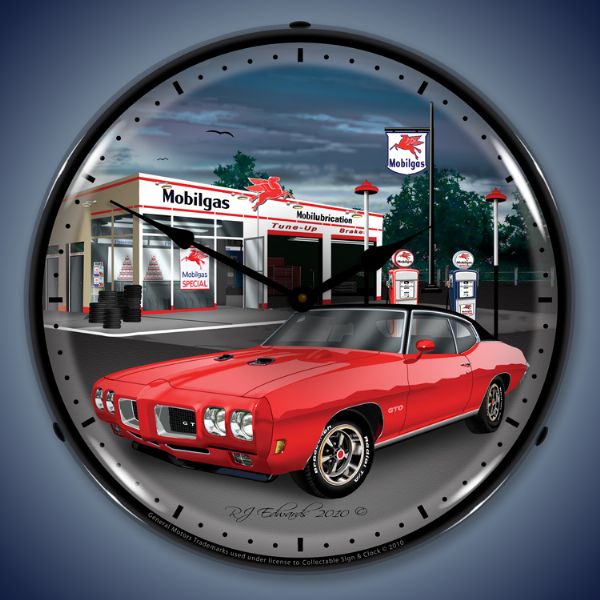 1970 GTO Lighted Clock