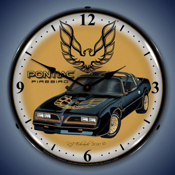 1977 Firebird Lighted Clock