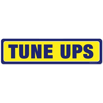 Tune Ups Sign