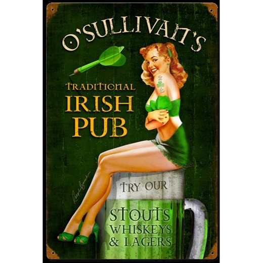Traditional Irish Pub Sign