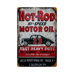 Hot Rod Motor Oil Sign