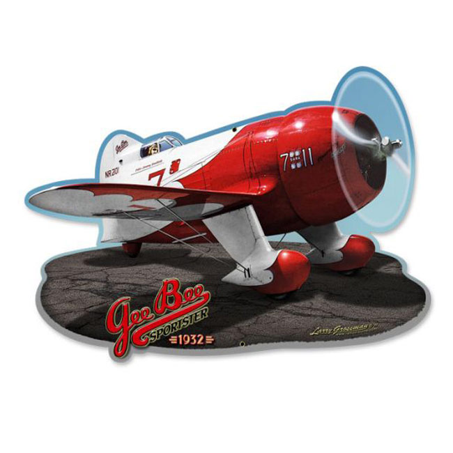 Gee Bee Racer Diecut Sign