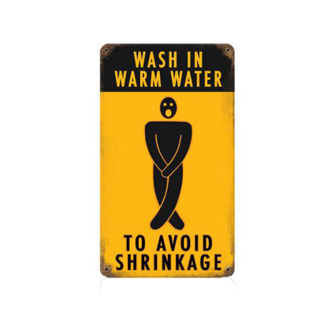 Avoid Shrinkage Sign