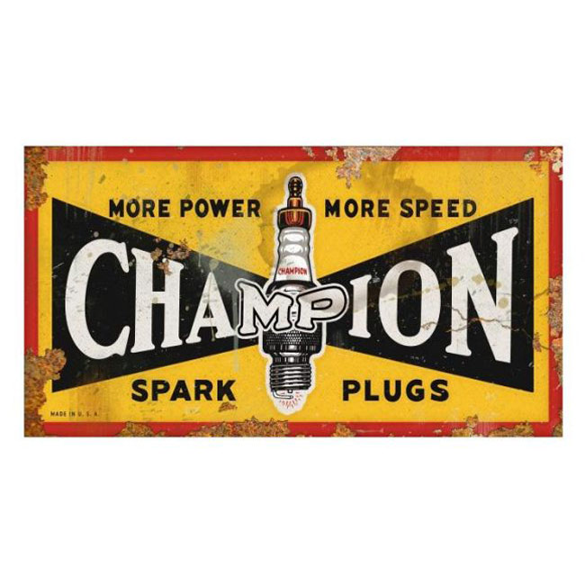 Champion Spark Plugs Vintage Sign