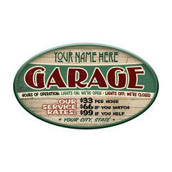 Click to view more Personalized Garage Custom Personalized Signs