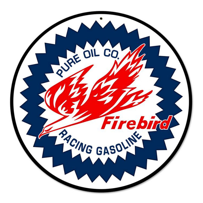 Pure Oil Firebird Gasoline Sign