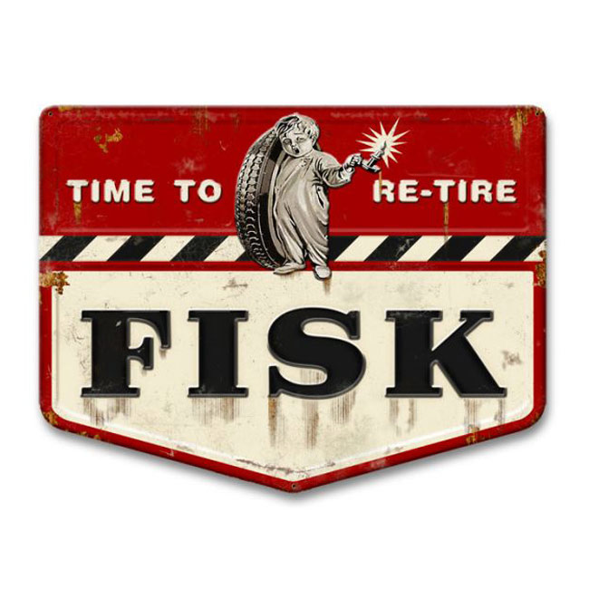 Fisk Tire Sign