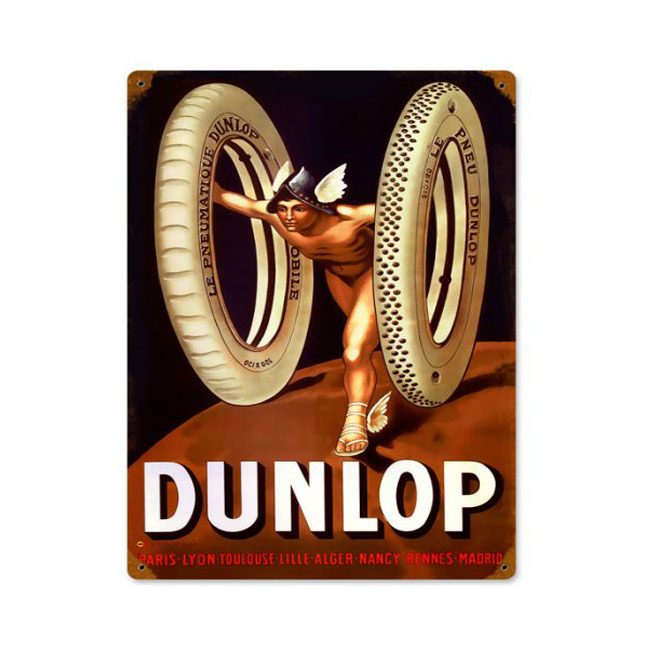 Dunlop God Tire Sign