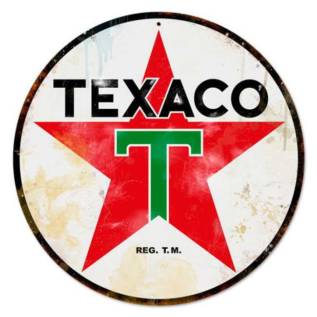 Texaco Star Gas Sign