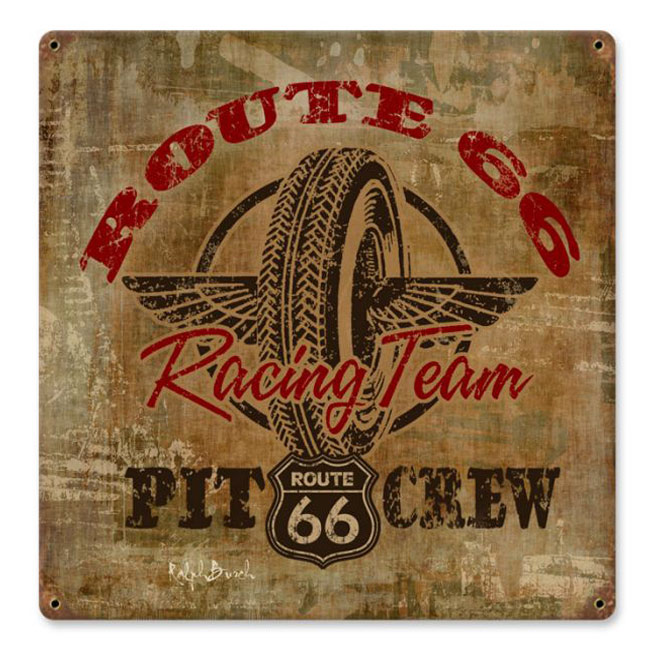Route 66 Racing Pit Crew Sign