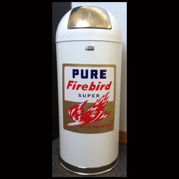 Pure Firebird Retro Style Trash Can