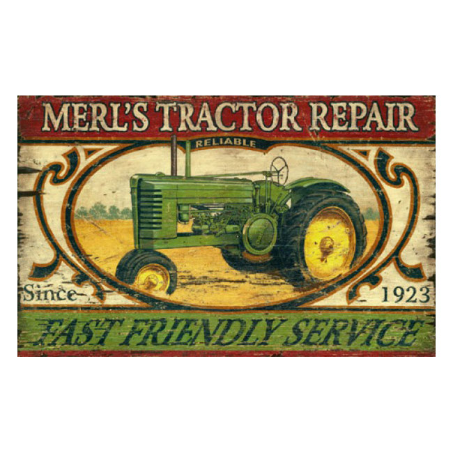 Personalized Tractor Sign 