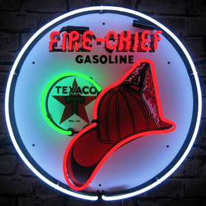 Texaco Fire Chief Neon Sign 
