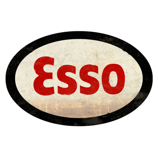 Esso Gasoline Station Sign