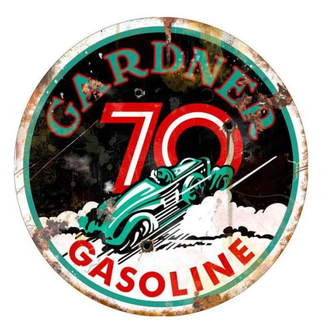 Gardner Gasoline Collectible Sign