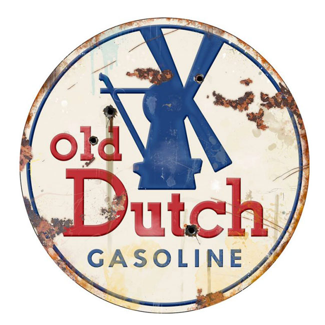 Old Dutch Gasoline Sign