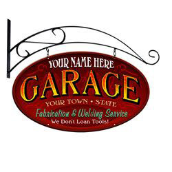 Personalized Garage Sign