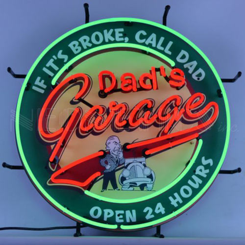 Dads Garage Neon Sign