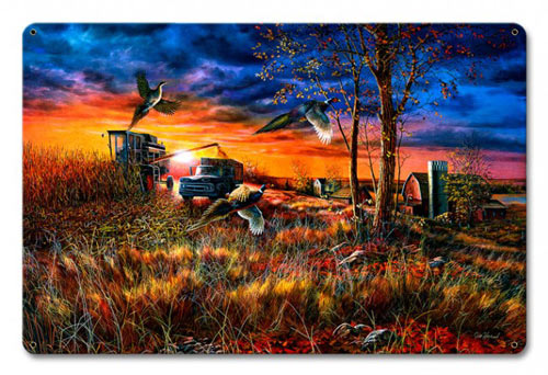 Harvest Rednecks Hunting Sign