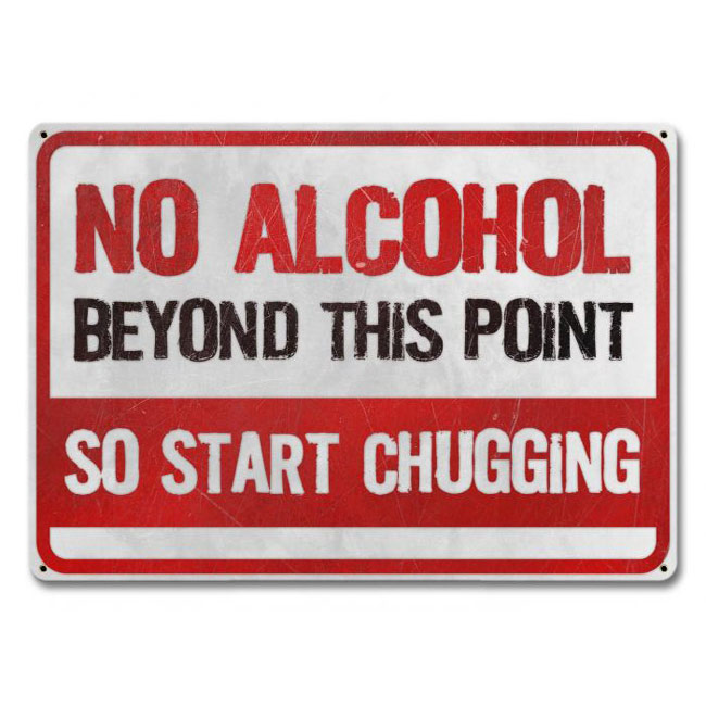 No Alcohol Beyond This Point