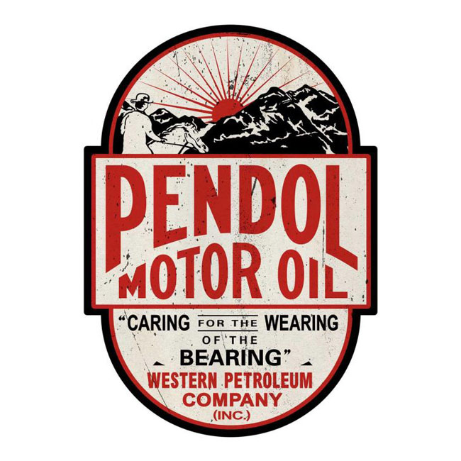 Pendol Motor Oil Sign