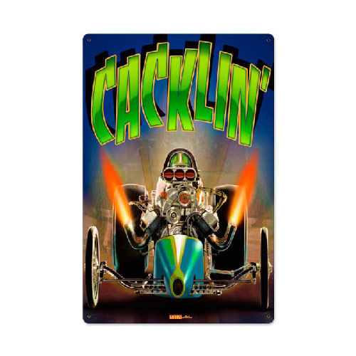 Cackle Fest Drag Racing Sign  