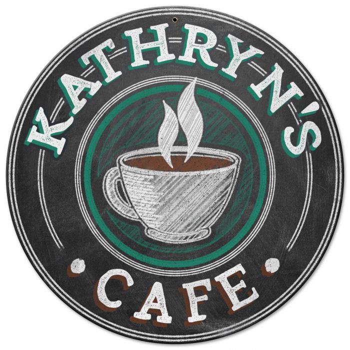Personalized Cafe Sign