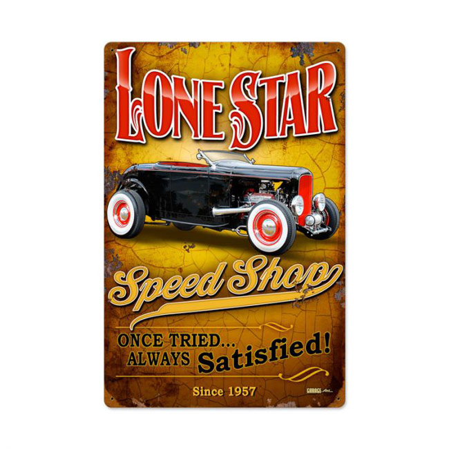 Lone Star Speed Shop Sign