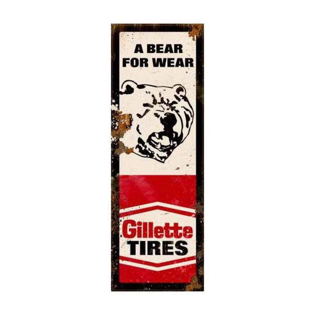 Gillette Tires Sign