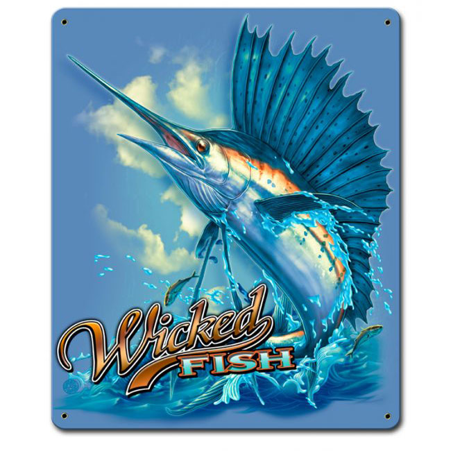 Wicked Fish Sign