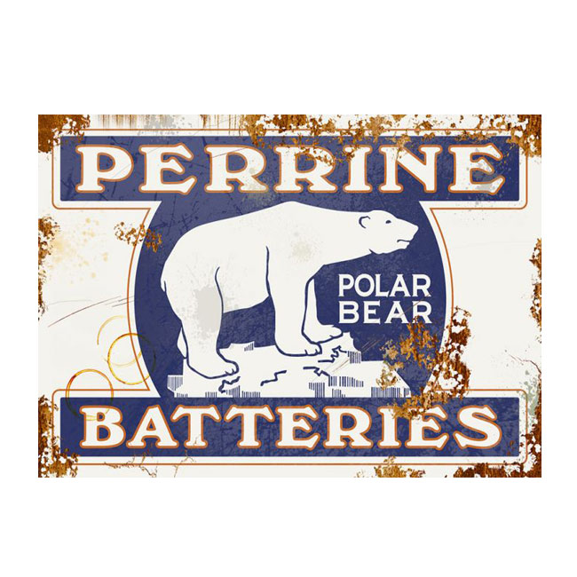 Perrine Batteries Sign
