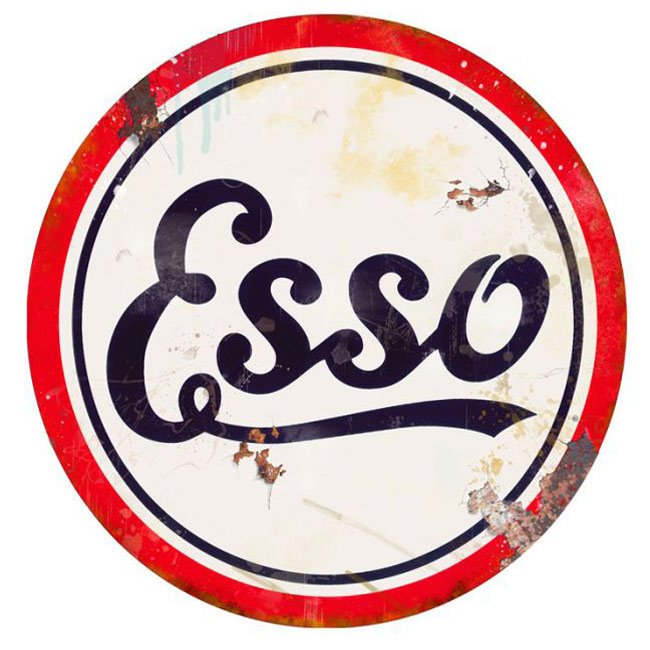 Esso Gas Station Sign
