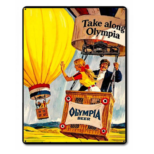 Olympia Beer Vintage Advertising Sign