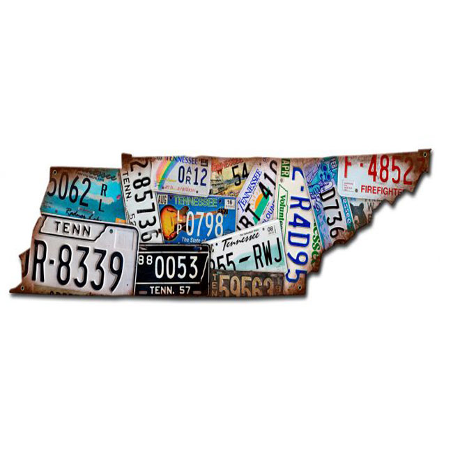 Tenneesee License Plate Sign