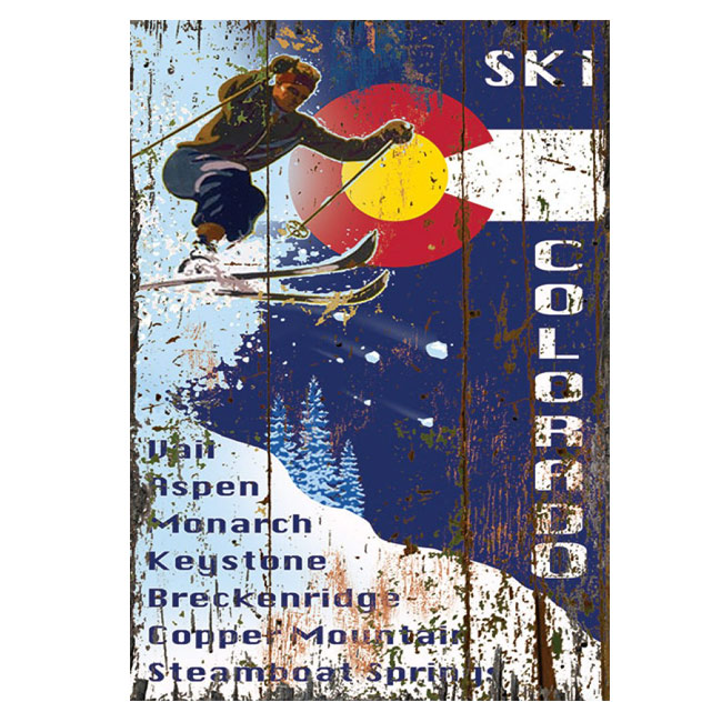 Ski Colorado Sign