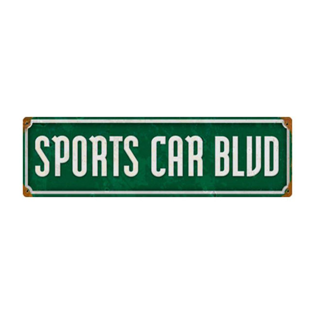 Sports Car Blvd Sign
