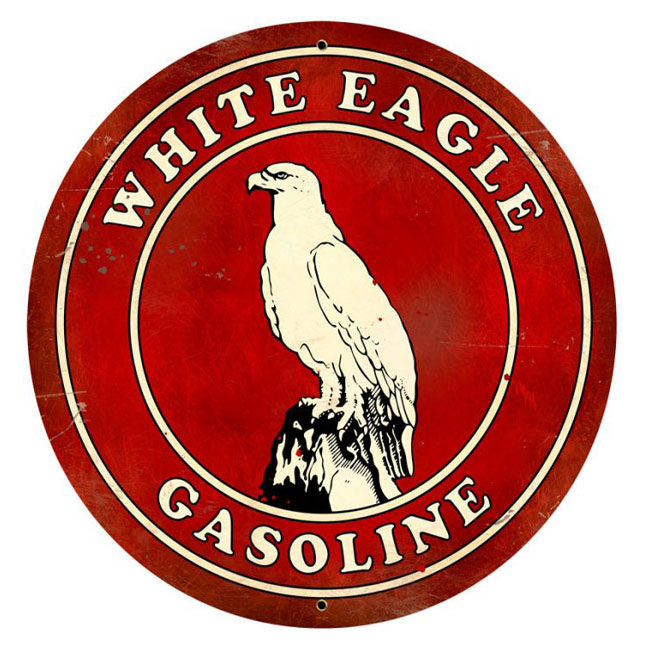 White Eagle Gas Sign