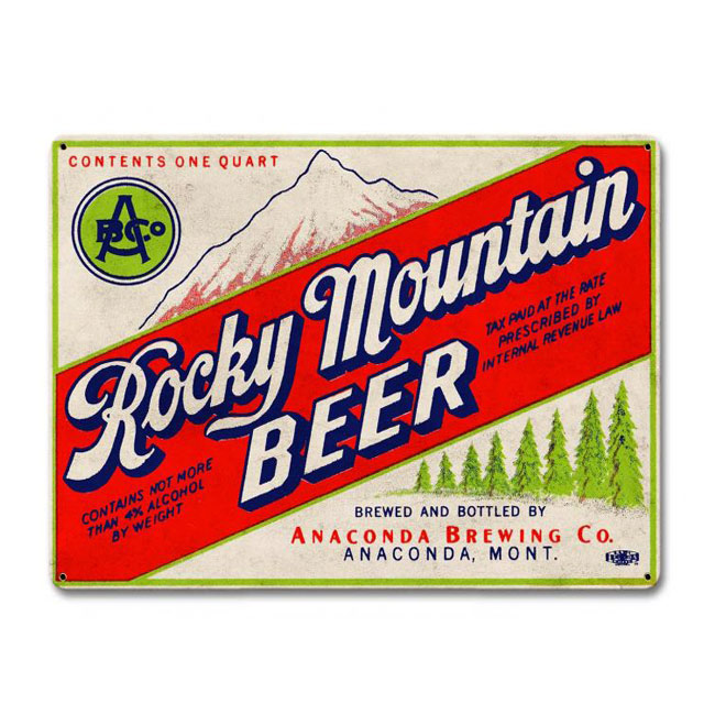 Rocky Mountain Beer Sign