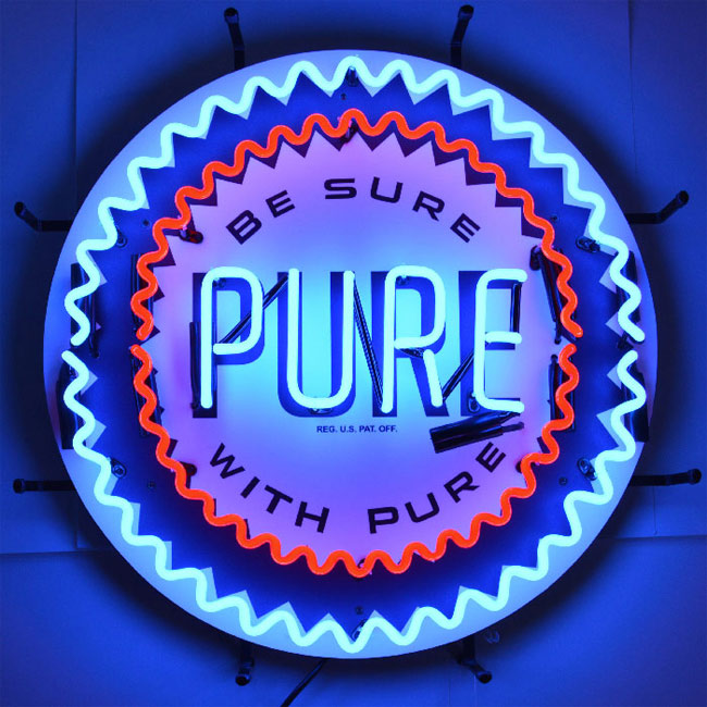 Pure Oil Neon Sign