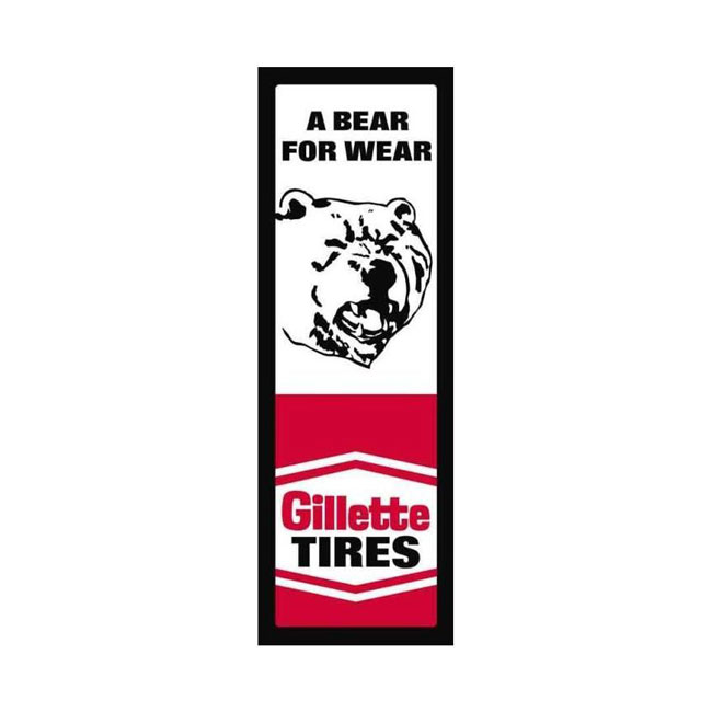 Gillette Tires Sign