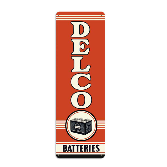 Delco Batteries Sign 