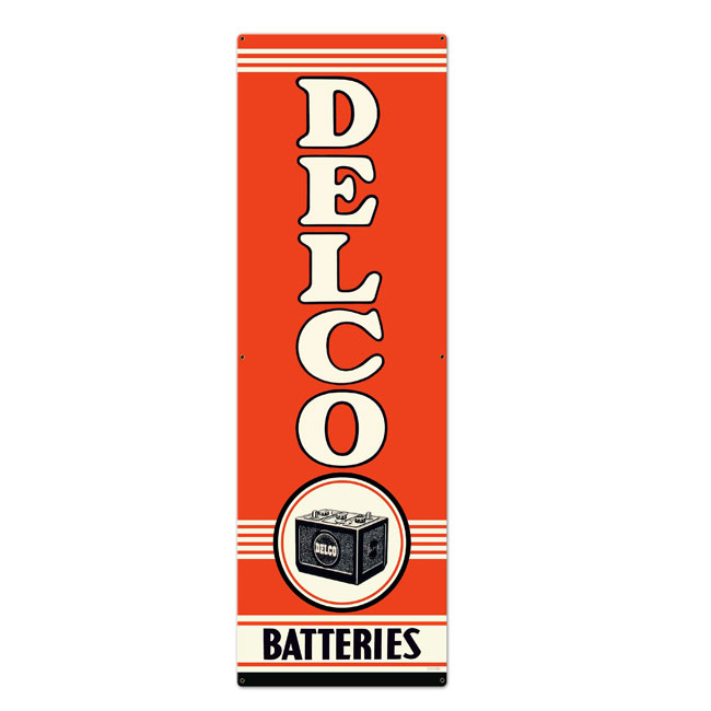 Delco Batteries Sign  
