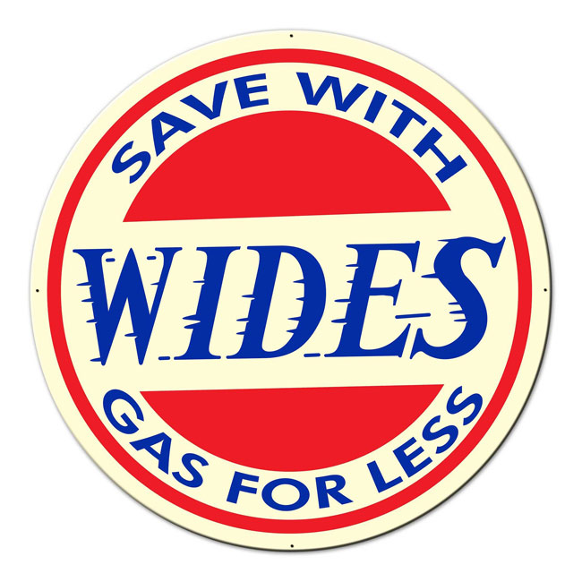 Wides Gas Sign