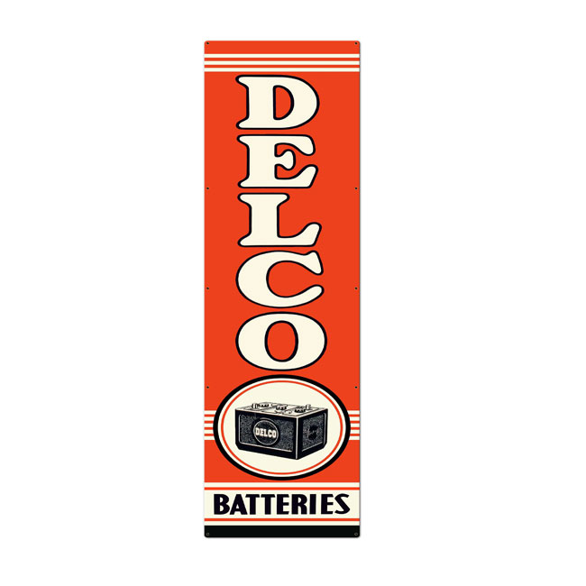 Delco Batteries Sign 