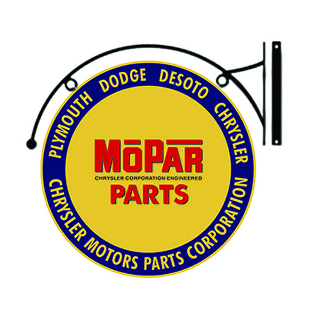 Mopar Parts Sign - Double Sided 