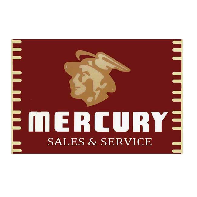 Mercury Sales & Service Sign