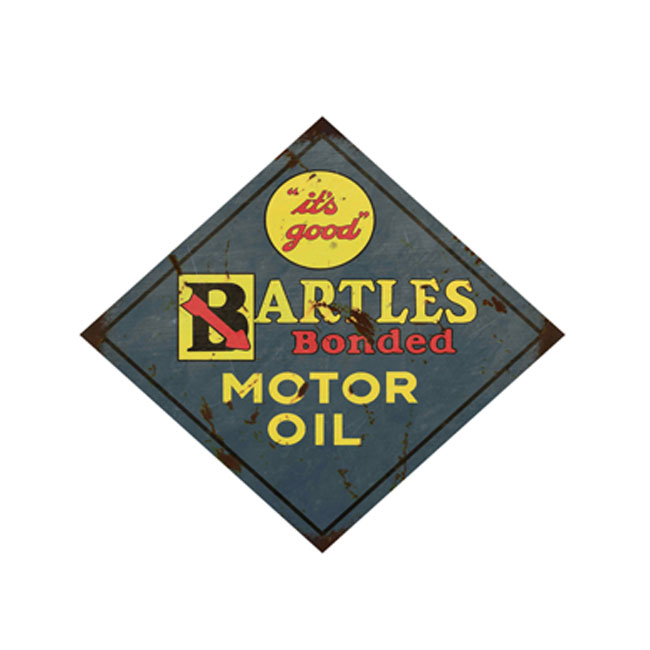 Bartles Motor Oil Sign