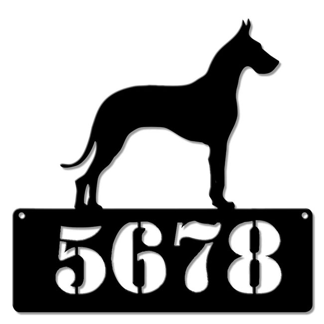 Click to view more Dog Address Signs Custom Personalized Signs